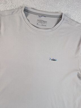 Patagonia Capilene Cool Daily Shirt Mens M Gray Long Sleeve